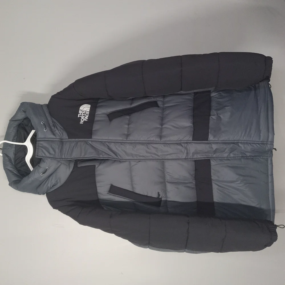 The North Face Men's Gray and Black Puffer Jacket Size XXL